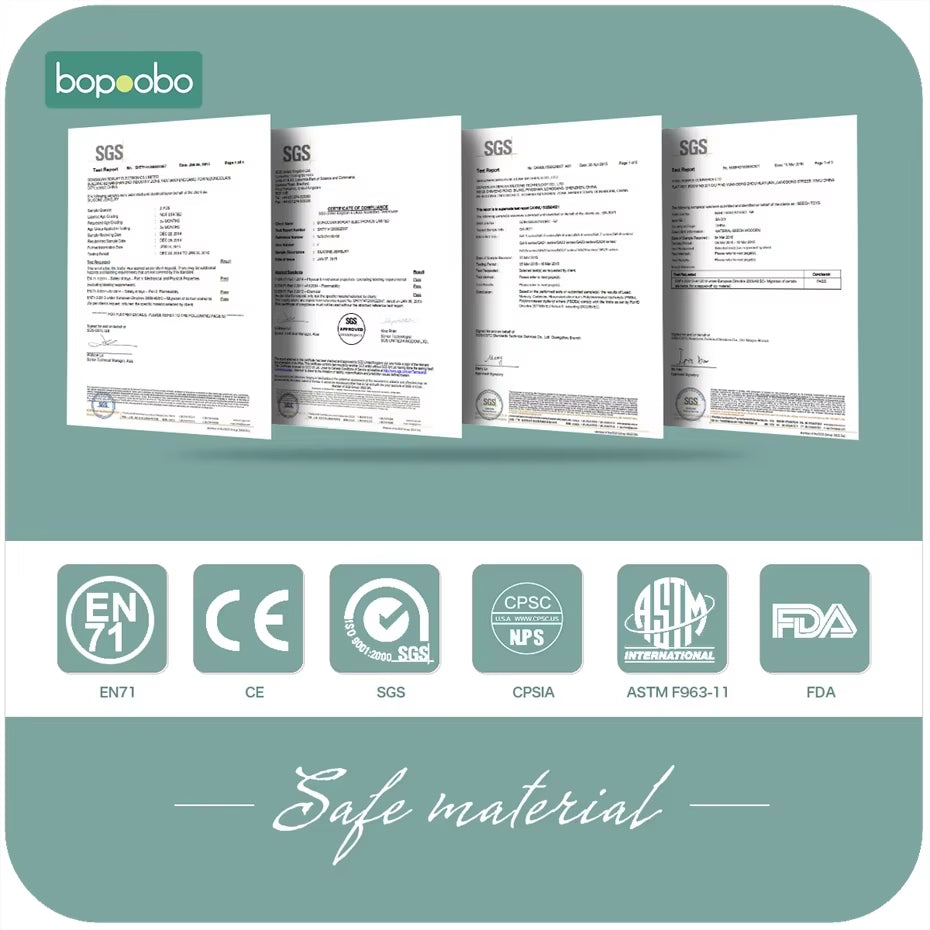 5Pc Wooden Baby Rattle Food Grade Material Baby Toy Wood Ring Baby Teether Crib Mobile Toddler Toys Baby Rattle for Baby