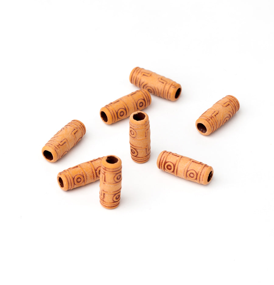 Hajgyöngy kerámia, hosszúkás AFROline (1db)