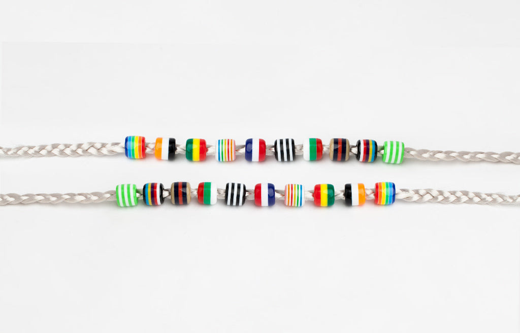 Hajgyöngy műanyag kicsi színes AFROline